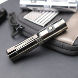 ION-X Stainless Steel PVD Flashlight Gunmetal Gray