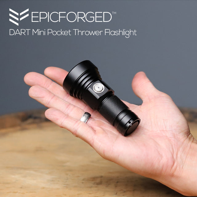 DART Mini Pocket Thrower Flashlight (PRE-ORDER SHIPS IN JUNE 2022) Dapper Design, LLC