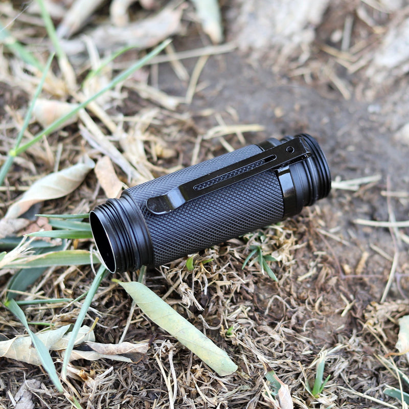 Battery Extension Tube with Removable Pocket Clip (For DART Flashlight) Dapper Design, LLC
