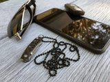Black Bead Ball Chain Necklace Dapper Design, LLC