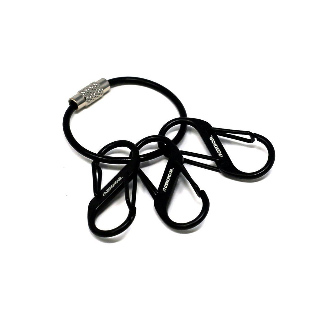 S-Carabiner Keychain ZeroHour 3-Pack