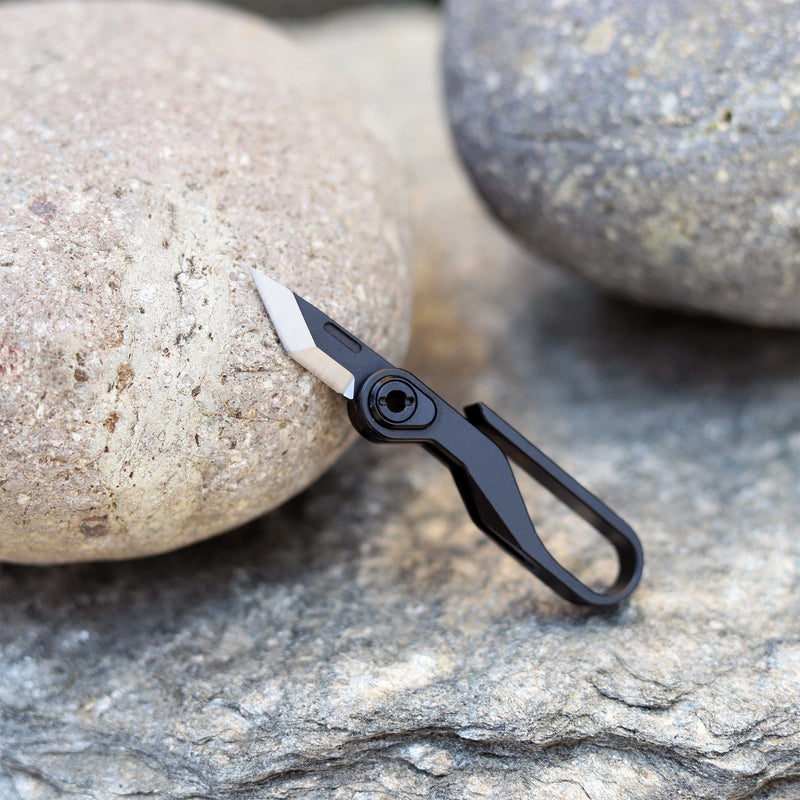 KLIP BLACK: Aluminum Knife & EDC Suspension Hook Dapper Design, LLC