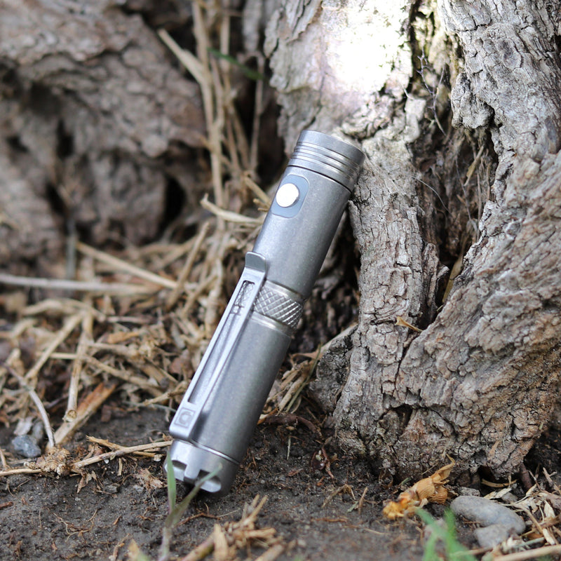 ION: USB Type-C EDC Pocket Flashlight Flashlights Dapper Design, LLC Titanium