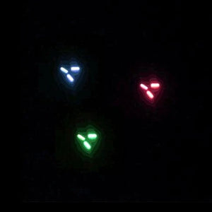 Glow-in-the-Dark Vials (3 Red, 3 Green, and 3 Blue)