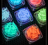 Premium Glass Glow-in-the-Dark Vials (6-Pack)