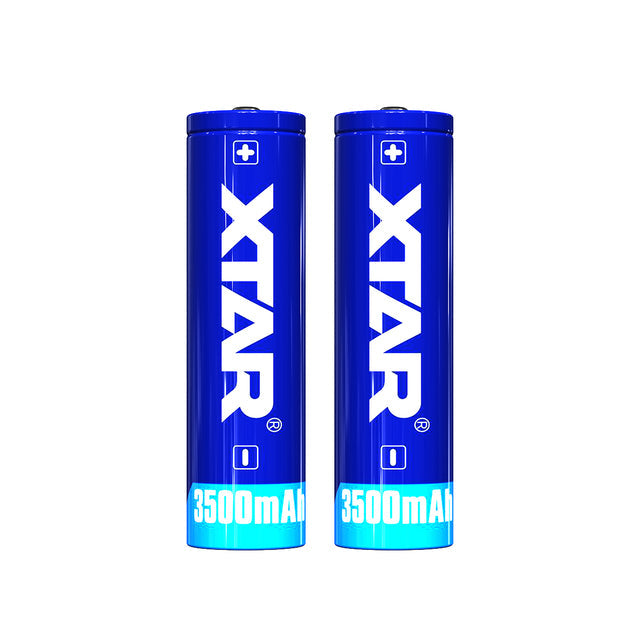XTAR 3500mAh 18650 Protected Battery (2-Pack) Dapper Design, LLC 