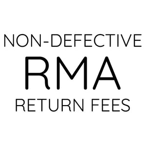 Non-Defective RMA Return Fees Dapper Design, LLC 