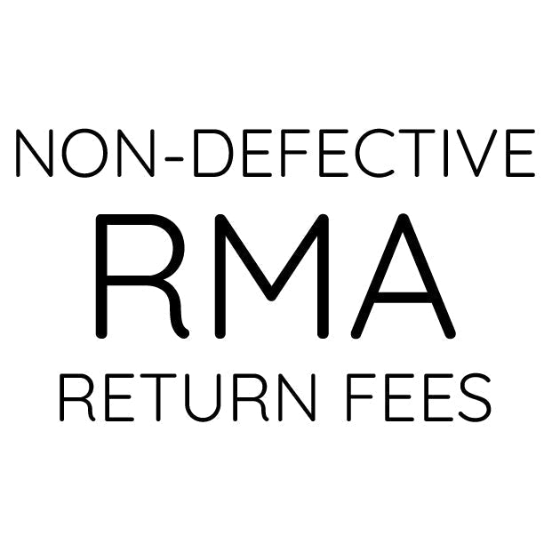 Non-Defective RMA Return Fees (USA Only) Dapper Design, LLC 