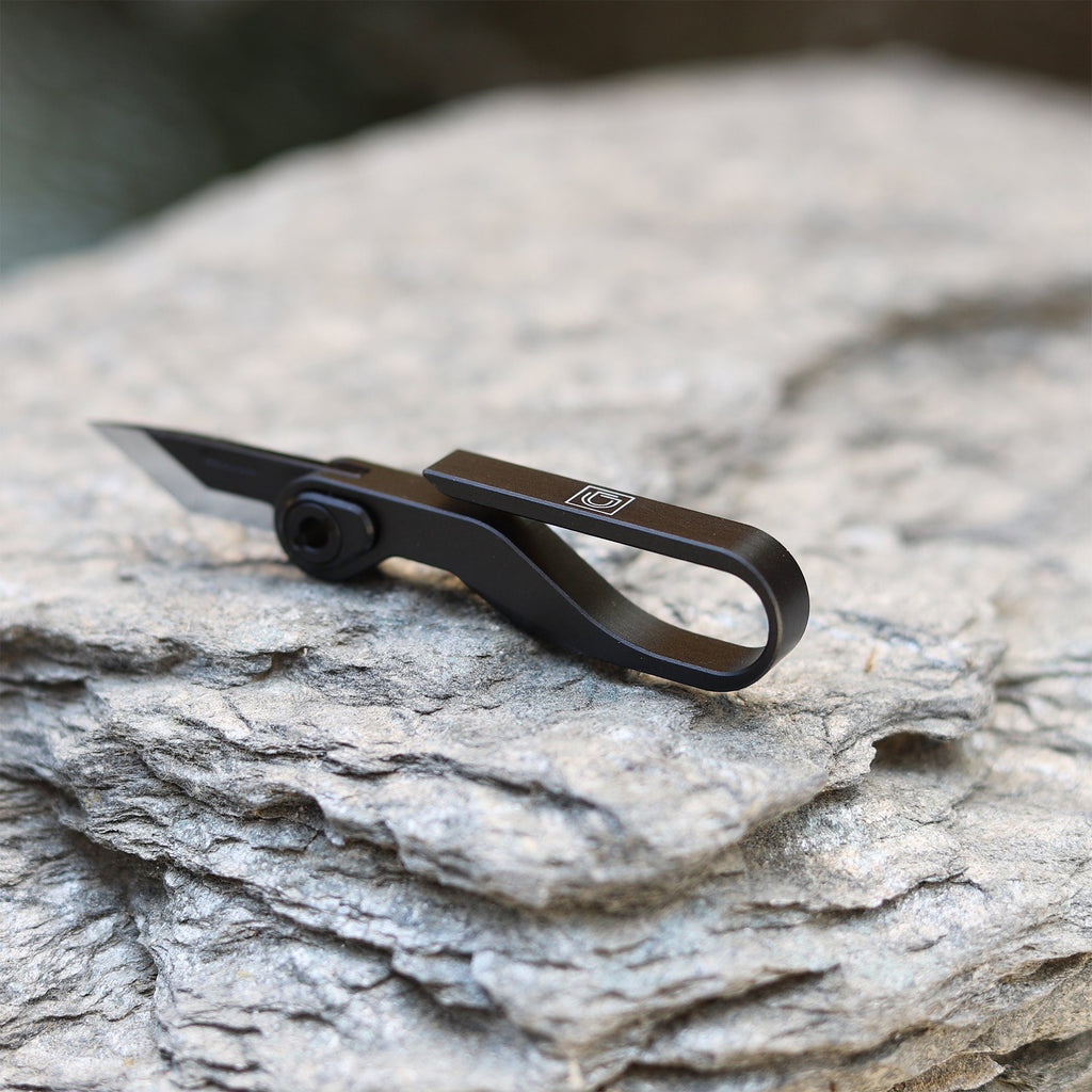KLIP BLACK: Aluminum Knife & EDC Suspension Hook Dapper Design, LLC 